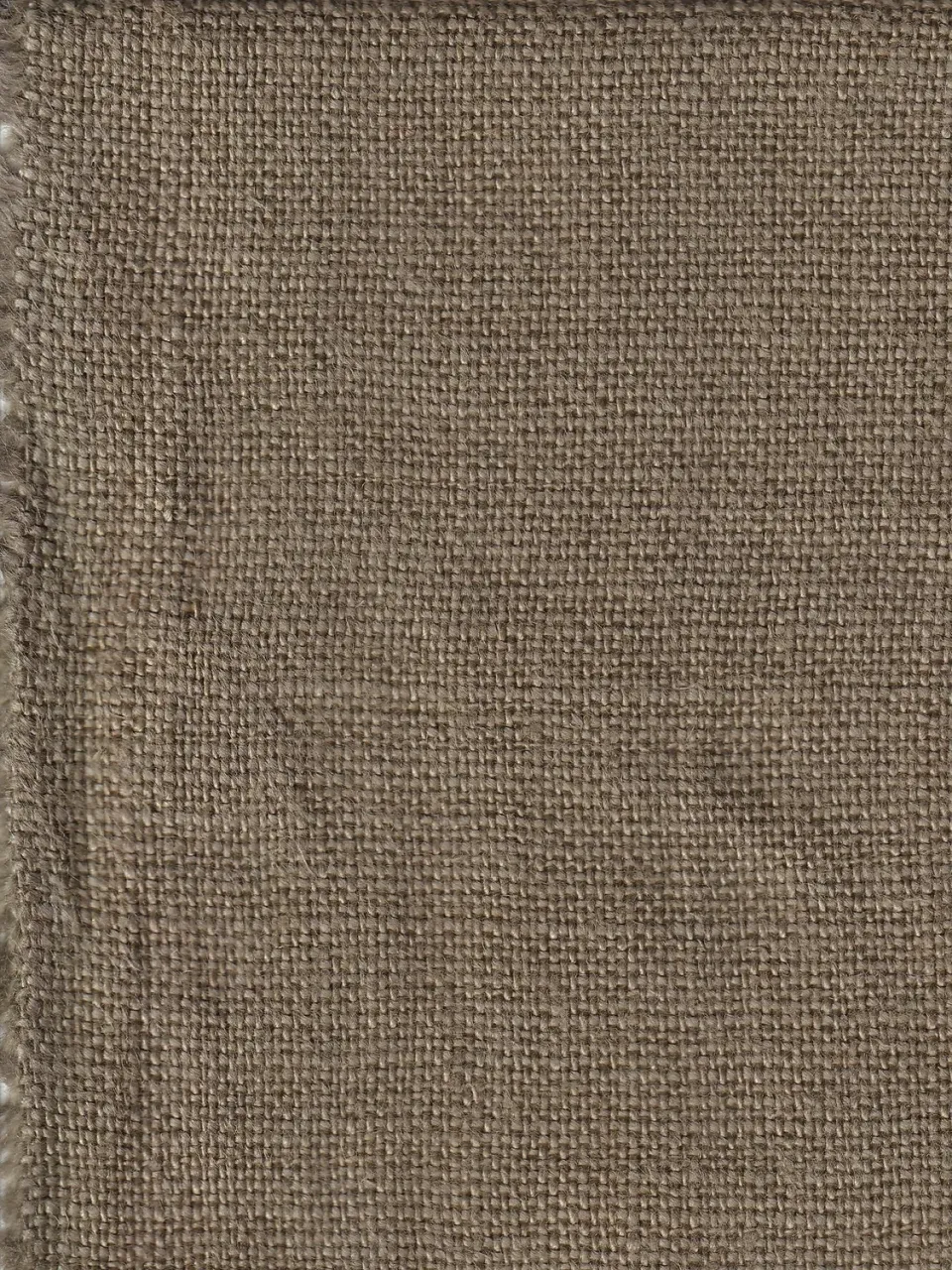 HOLLINGTON toile pur lin tissu olive 100% lin