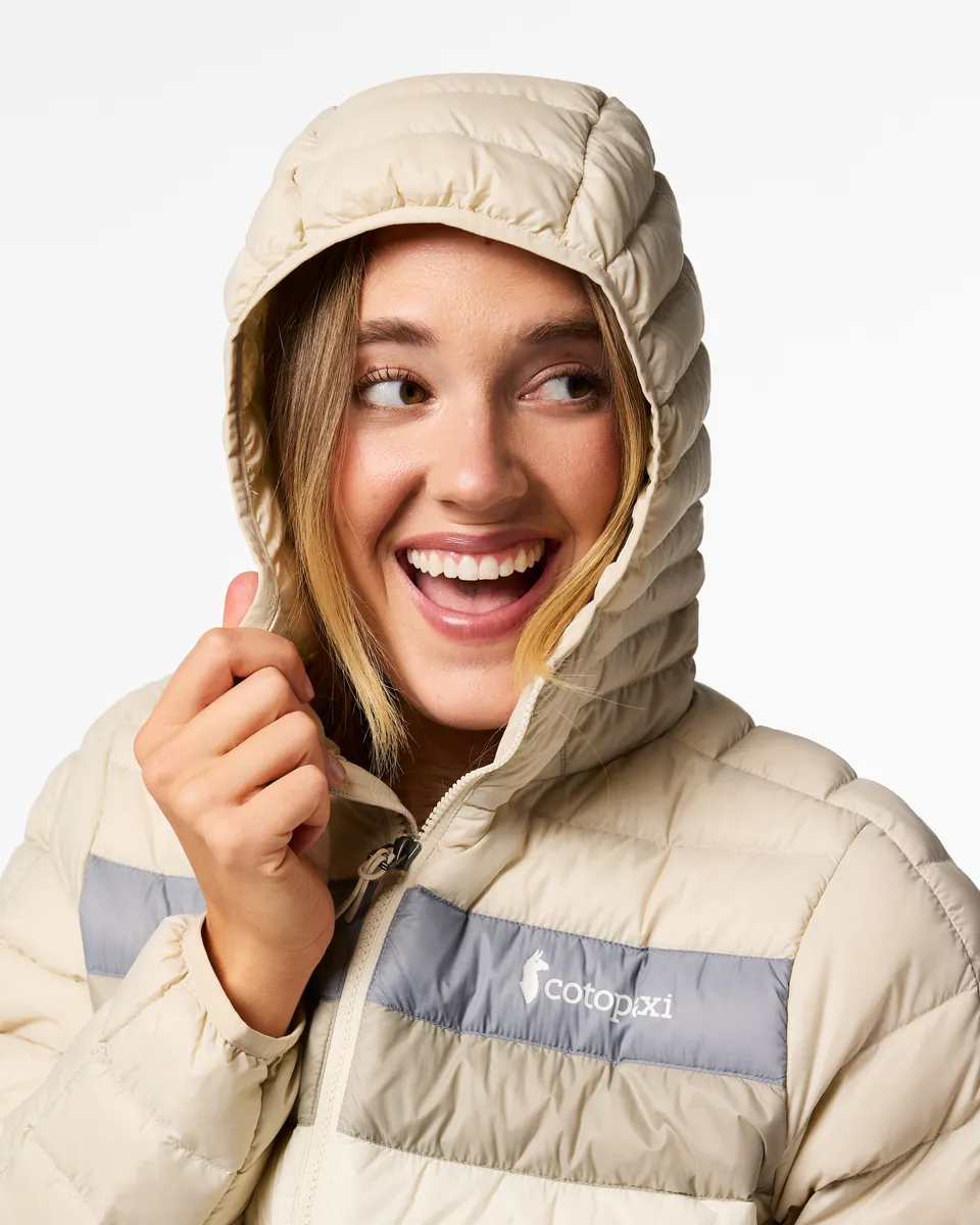 Cotopaxi Fuego doudoune femme Cream Stripes duvet 800