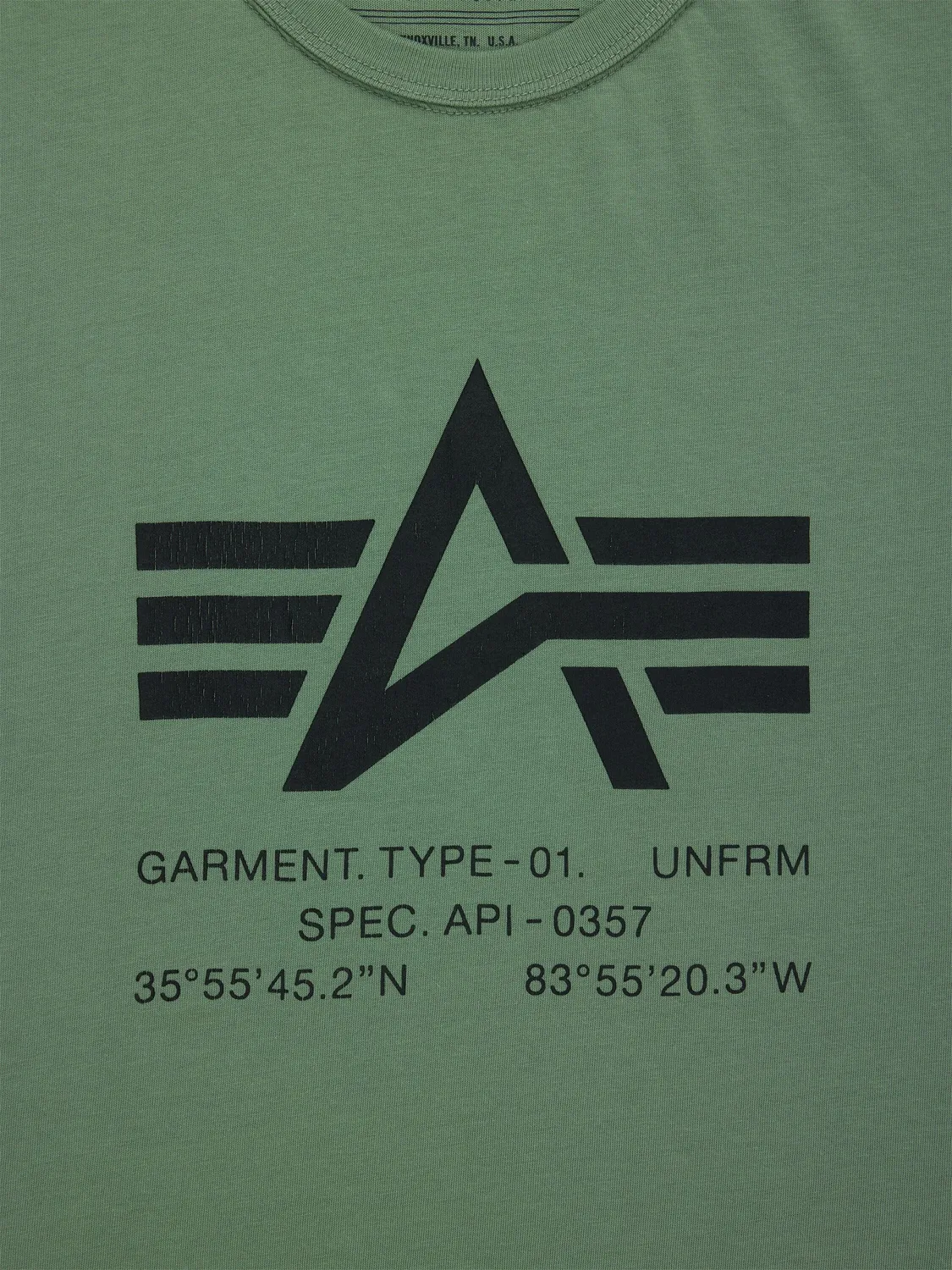 Alpha Industries Relaxed Coordinates t-shirt coton moss
