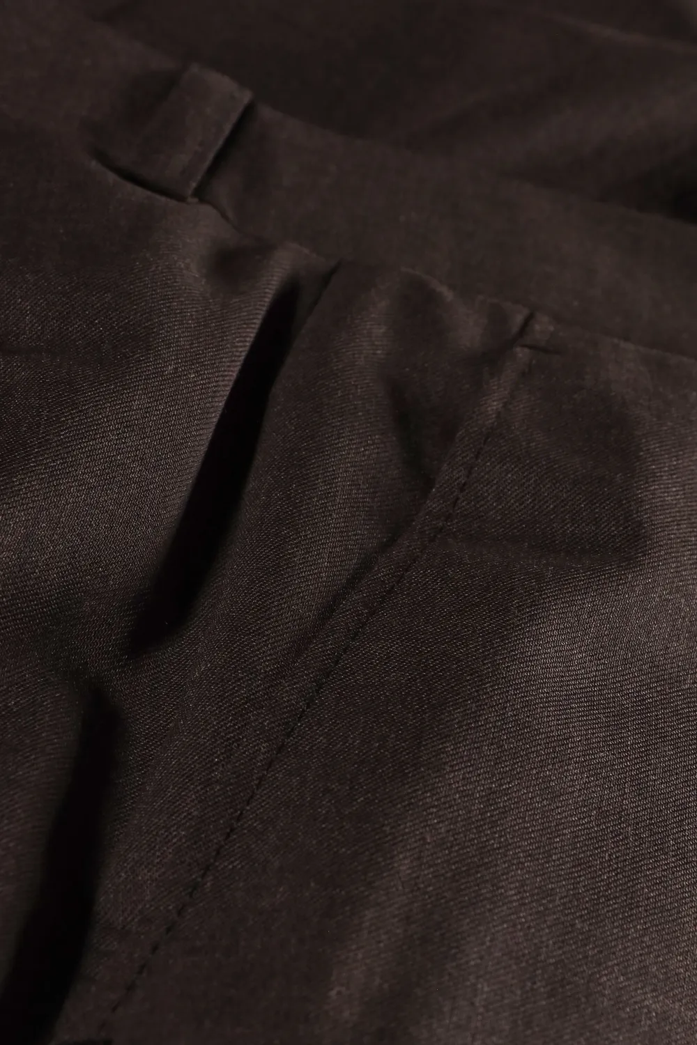 HOLLINGTON pantalon siza laine fil-à-fil tabac 48