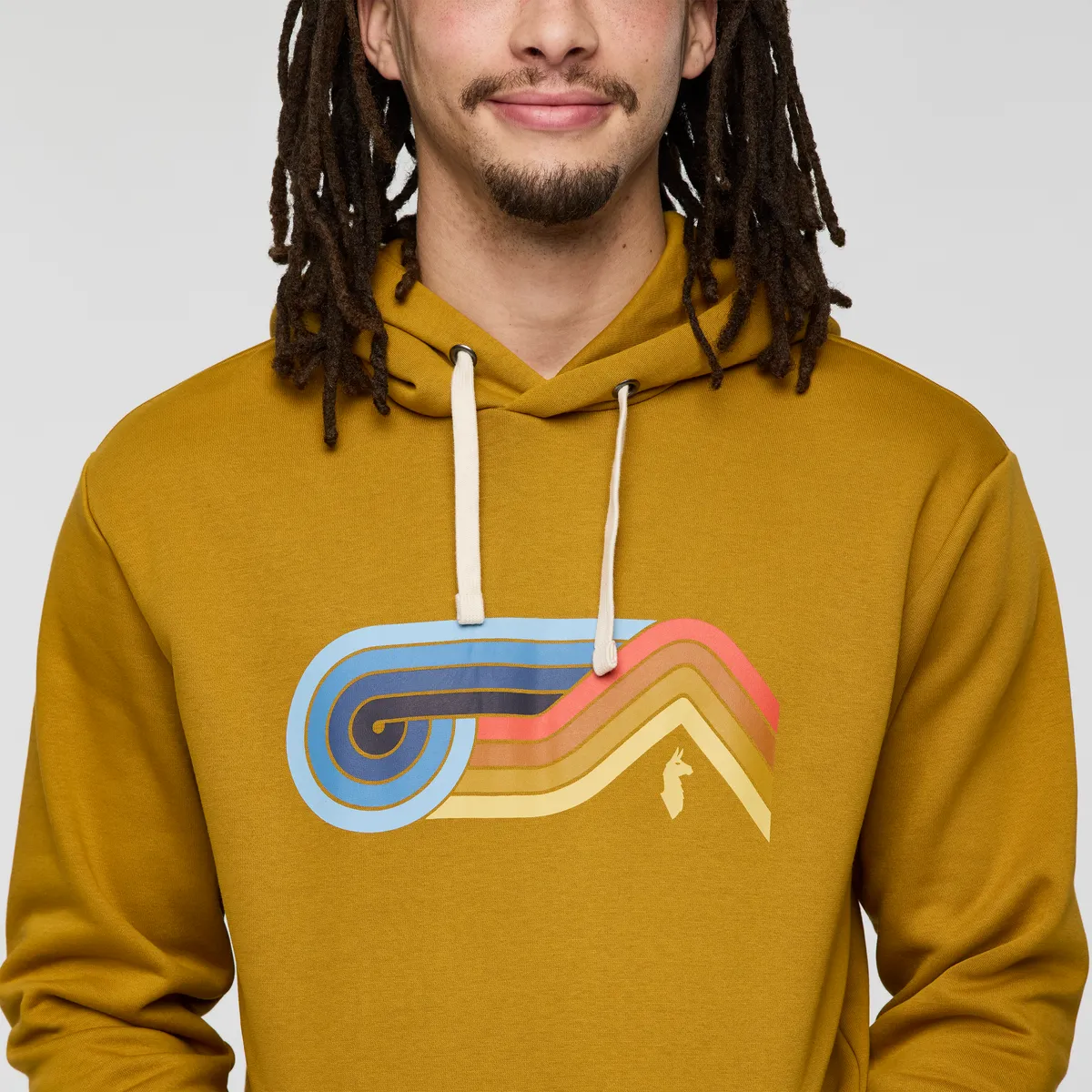 Cotopaxi Melting Sunset Pullover Hoodie Bronze M coton bio