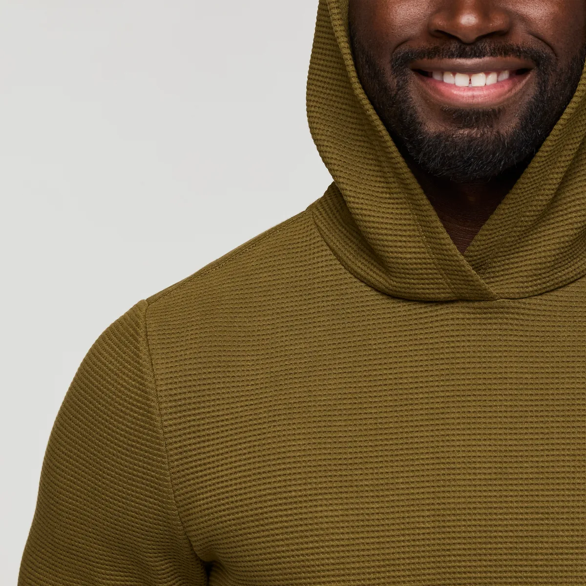 Cotopaxi Atajo Waffle Hoodie homme Live Oak coton