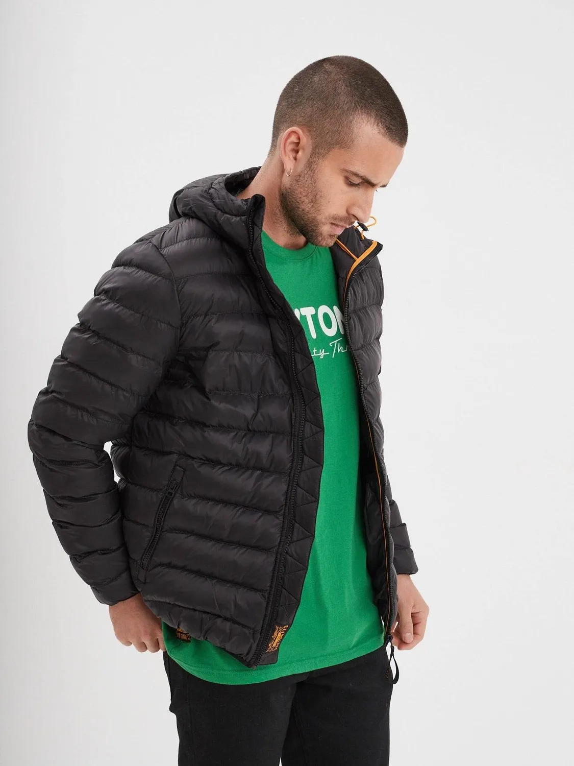 Daytona Kinsale doudoune légère homme noir matelassée