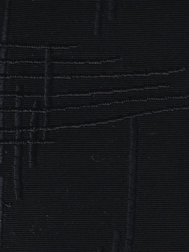Hollington Jacquard Japonais Noir tissu coton 10 m