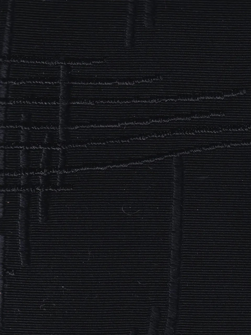 Hollington Jacquard Japonais Noir tissu coton 10 m