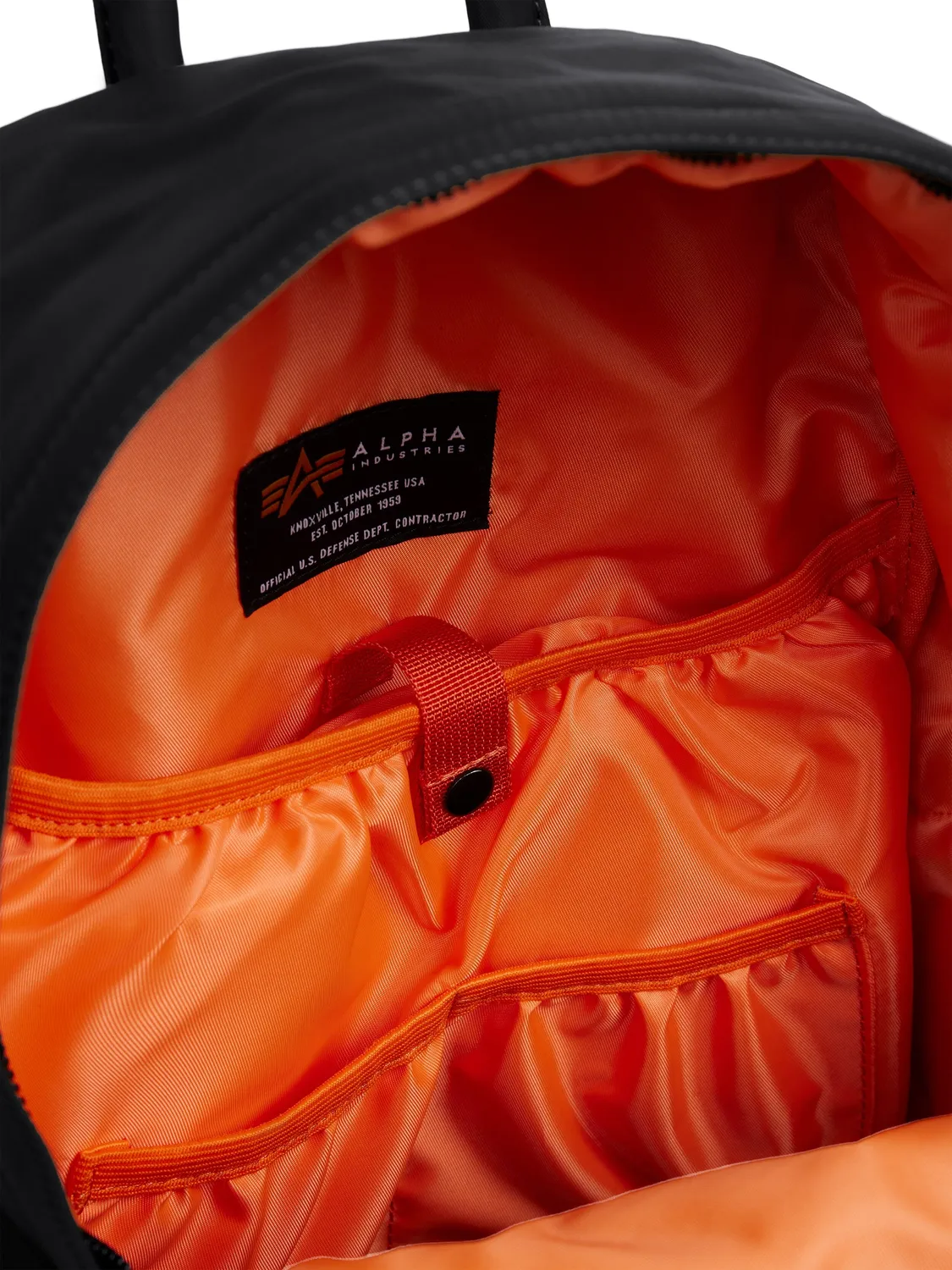 Alpha Industries Crew sac à dos noir ordinateur