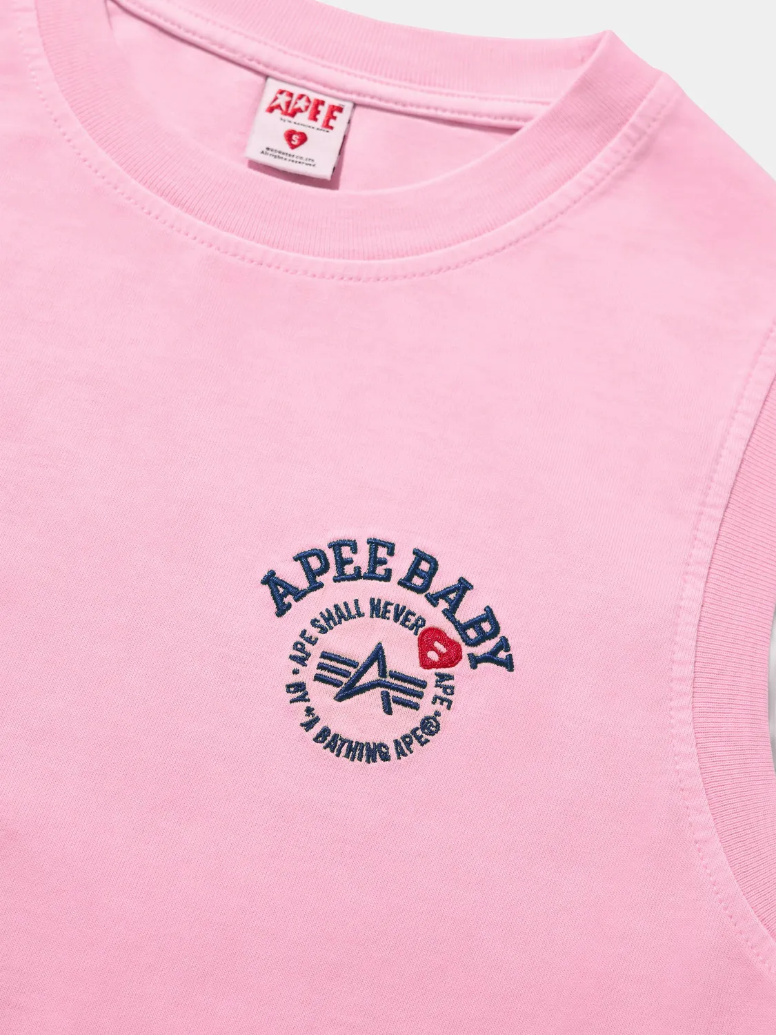 Alpha Industries APEE tank débardeur coton rose
