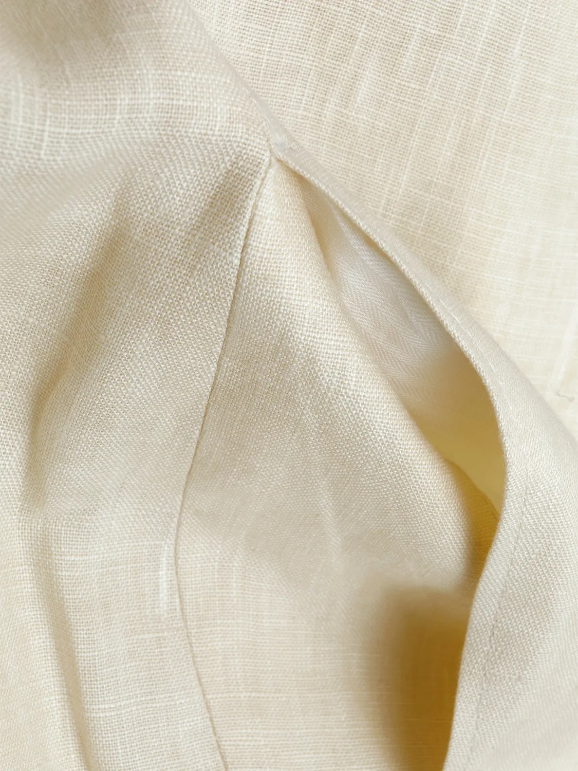 Hollington Siza pantalon lin natural léger coupe italienne