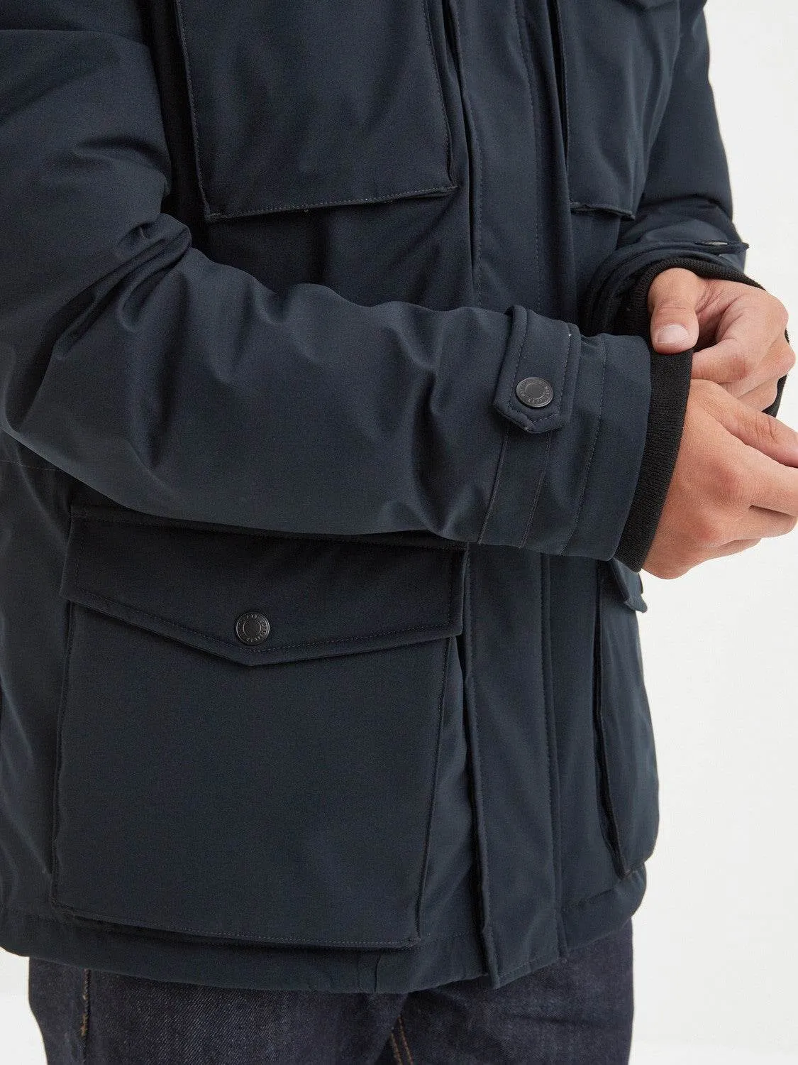 Daytona Kountze parka hiver homme navy ultra légère