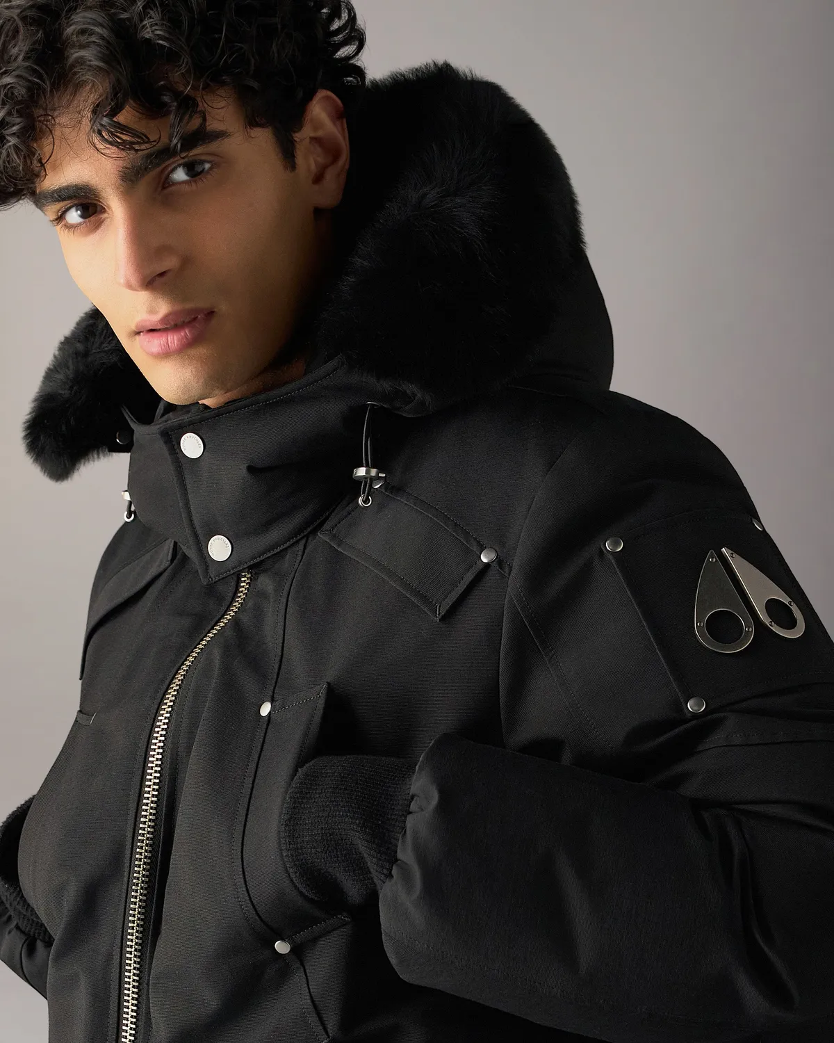 Moose Knuckles Original Ballistic bomber noir chaud