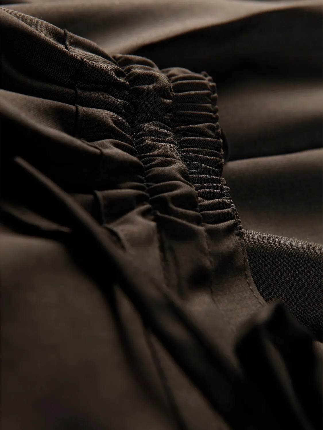 Hollington Hakama pantalon laine noire S130 plis