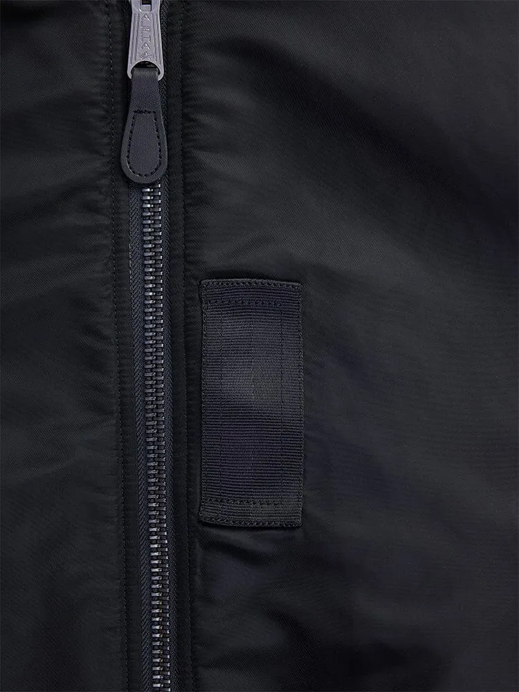 Alpha Industries 1960s MA-1 bomber noir vintage déperlant
