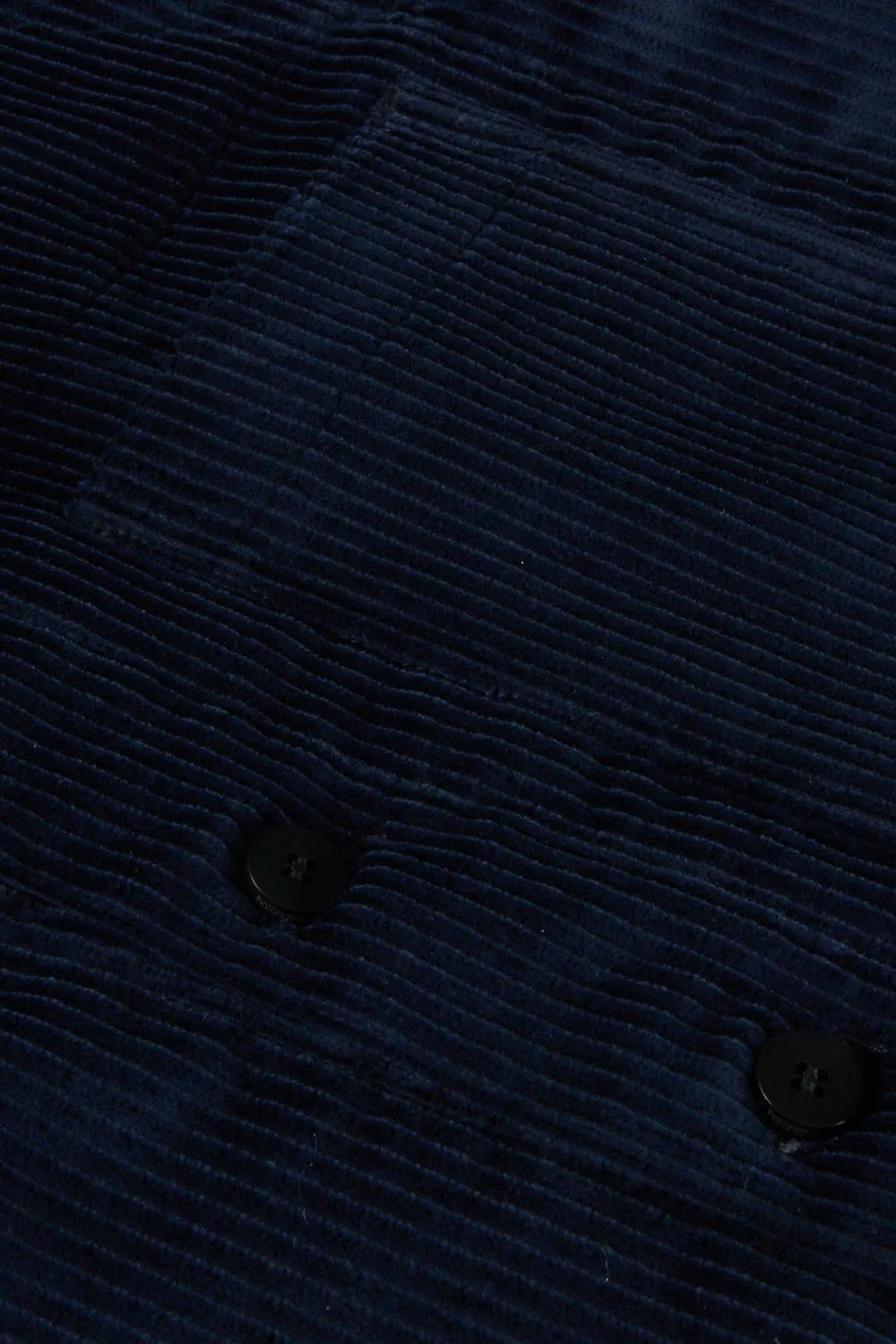 Hollington gilet velours de laine dark navy bleu marine