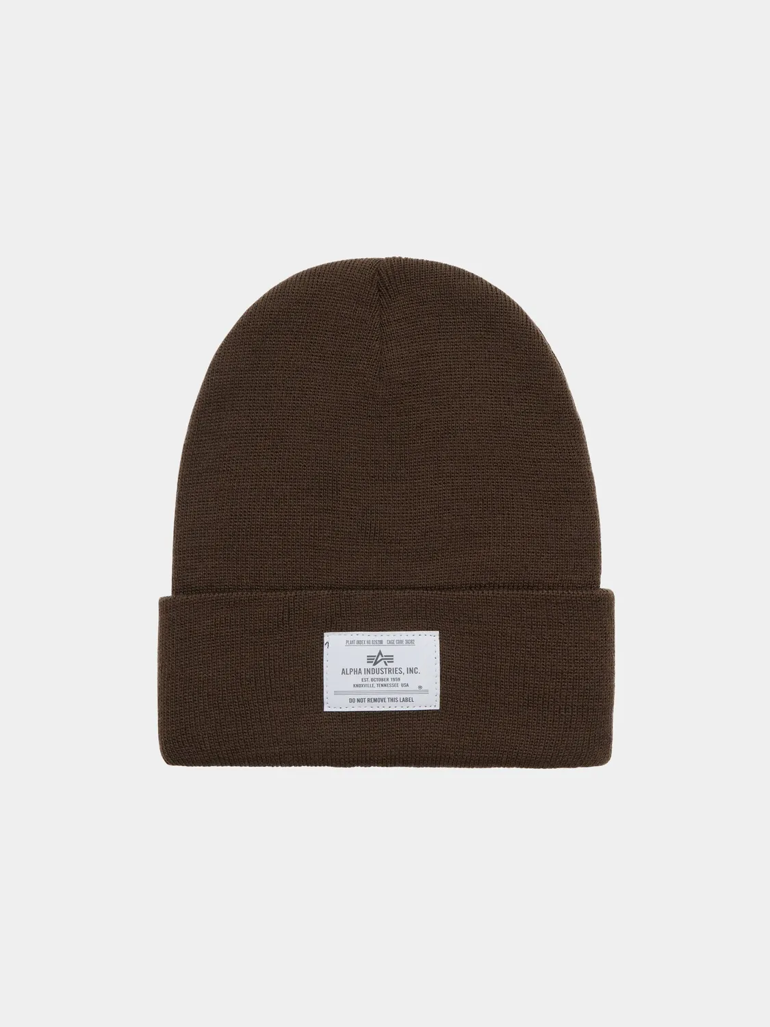 Alpha Industries Essential bonnet noir tricot chaud