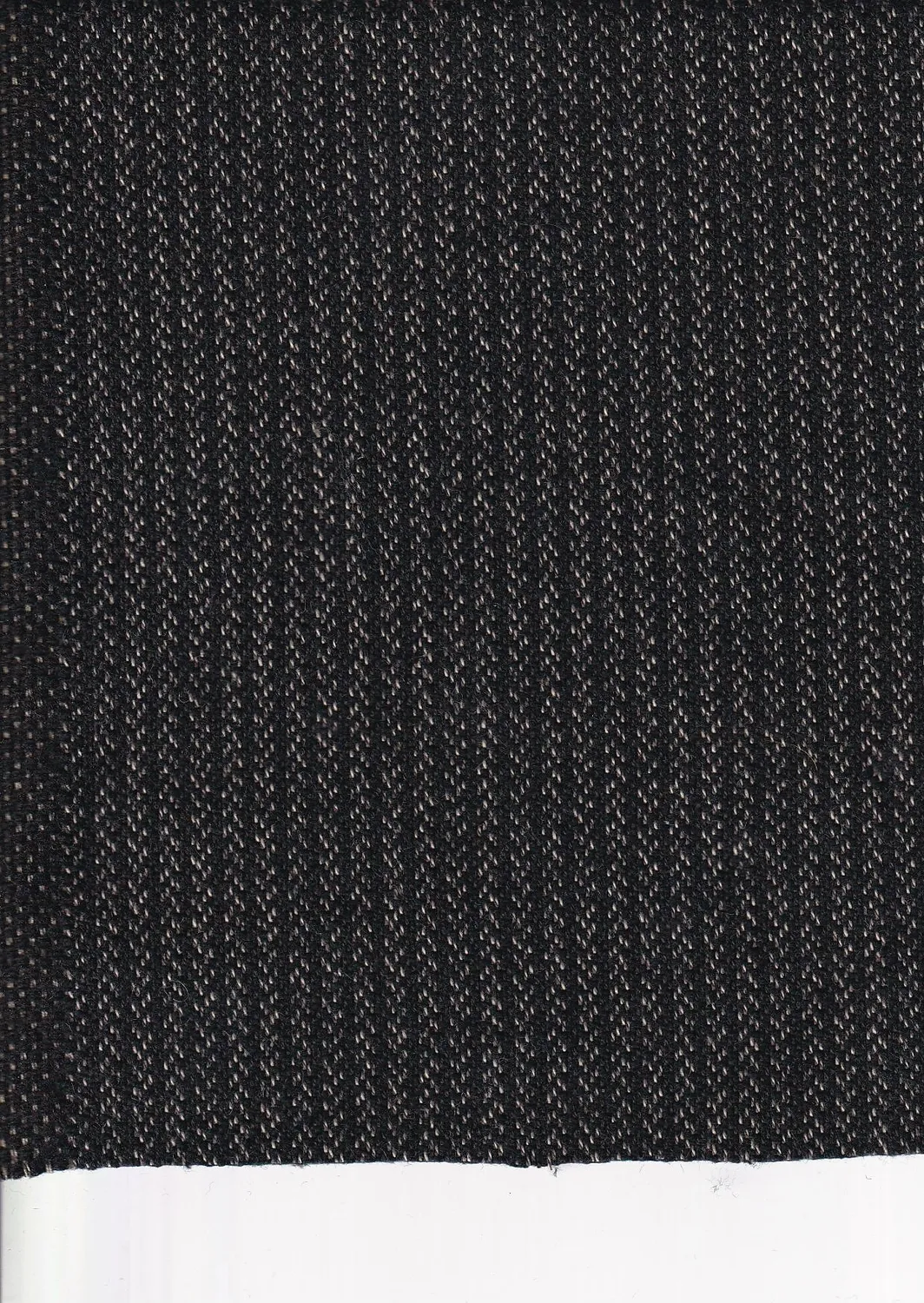 Hollington tissu laine chevrons marron 9 m double-face