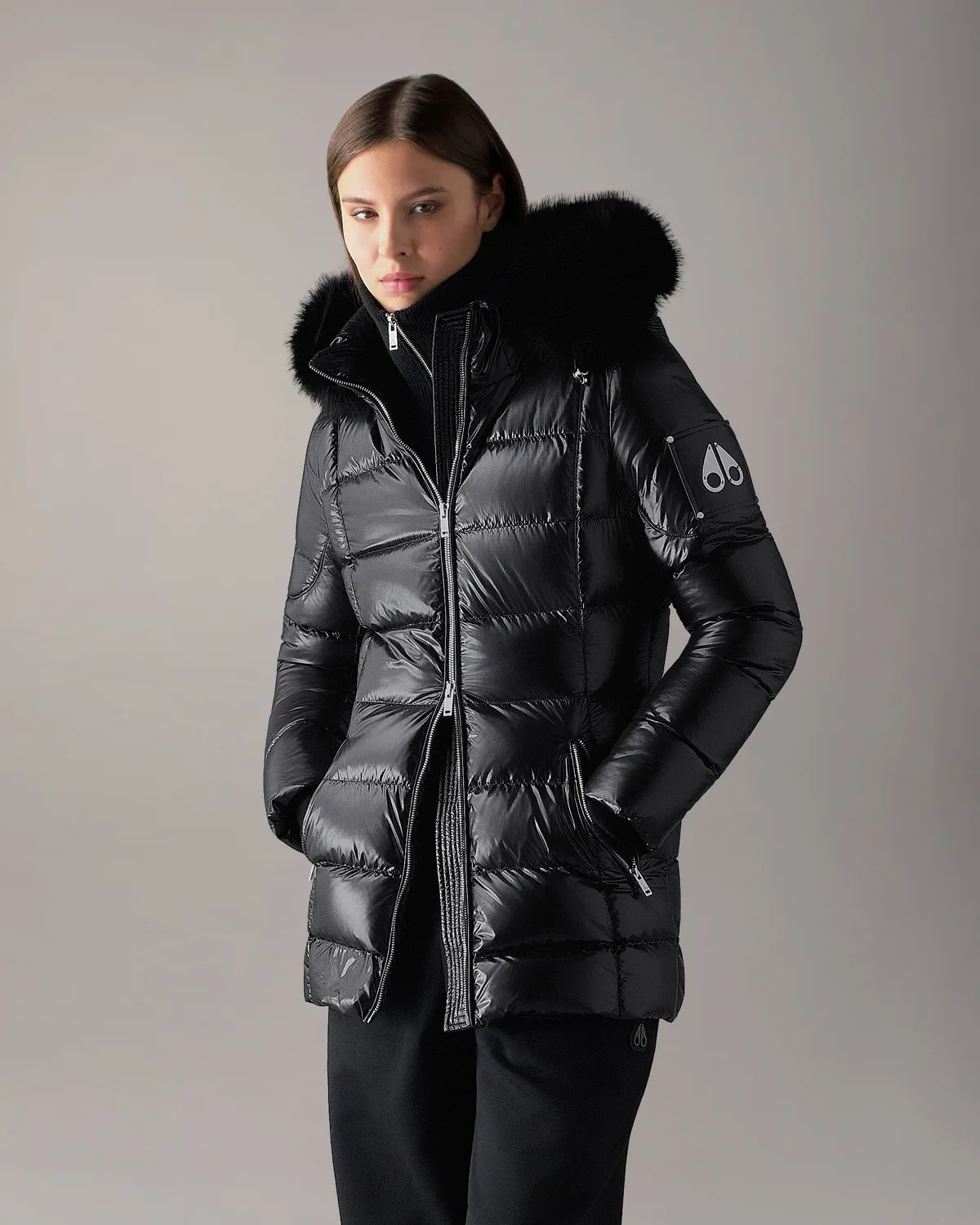Moose Knuckles Celestia 3Q doudoune longue navy