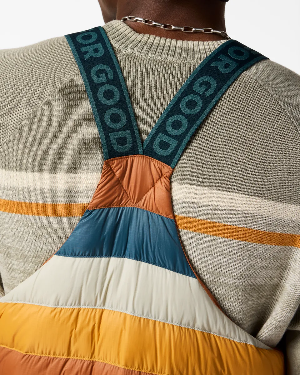 Cotopaxi Fuego salopette duvet homme Juniper Stripes