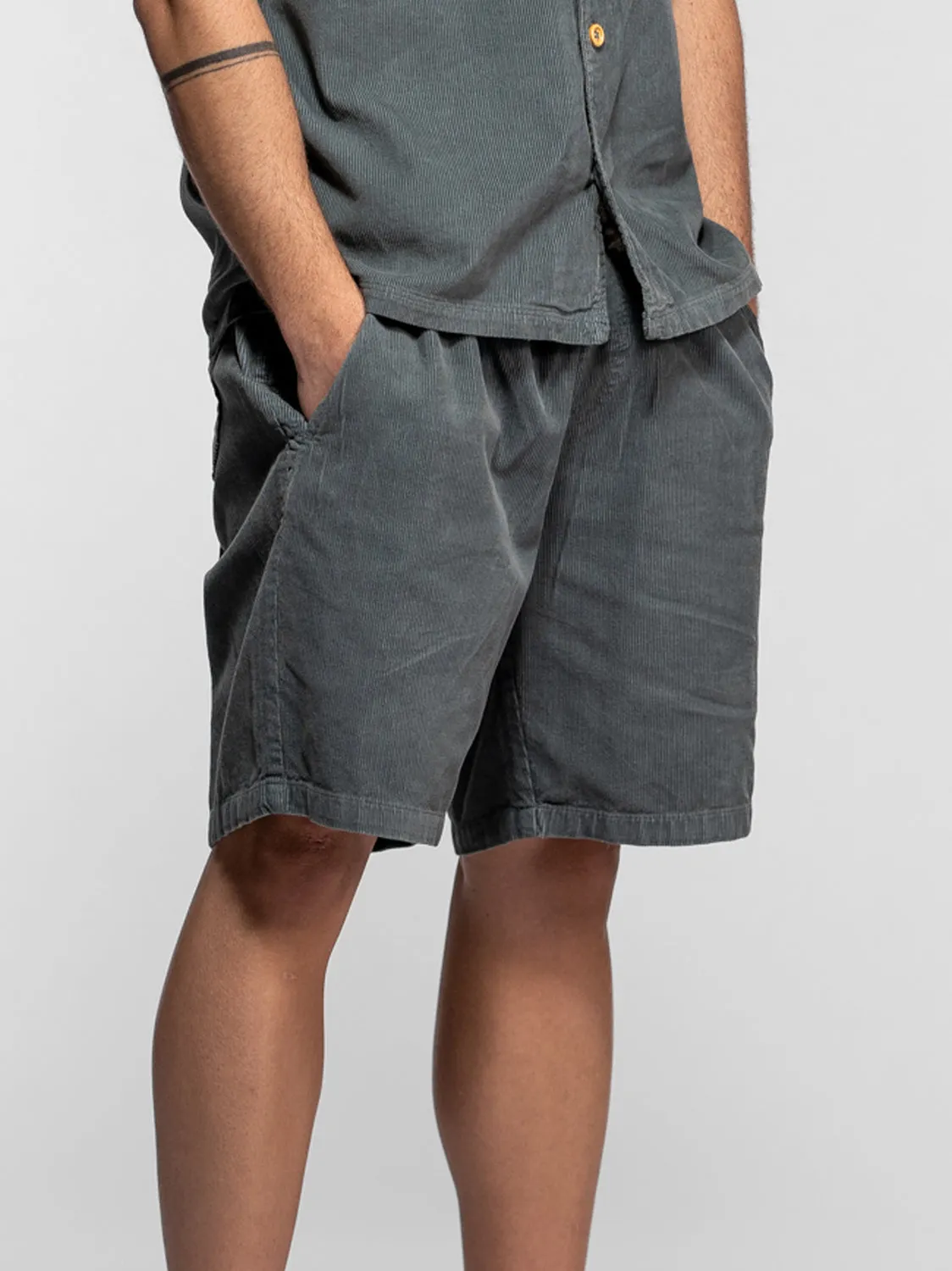 Daytona Letcher short velours homme taille élastique