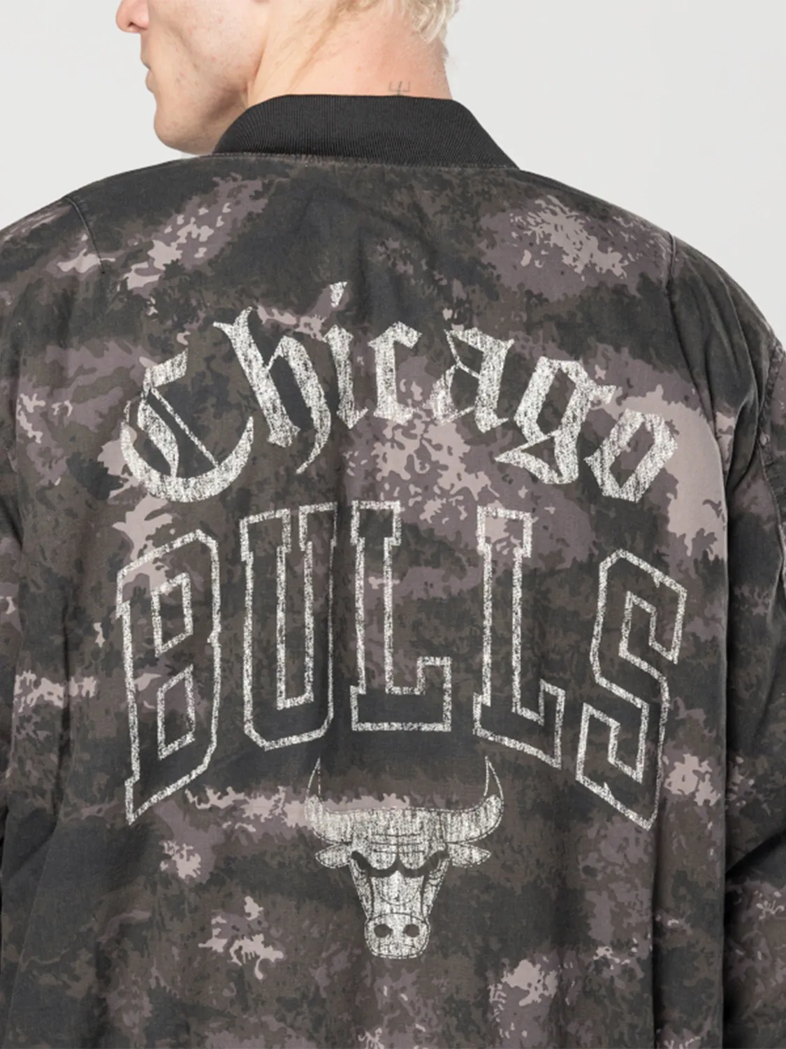 Alpha Industries MA-1 Bulls bomber black camo réversible