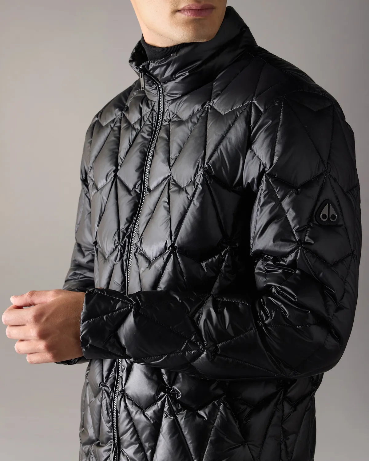 Moose Knuckles Iceberg Quilt veste noir légère