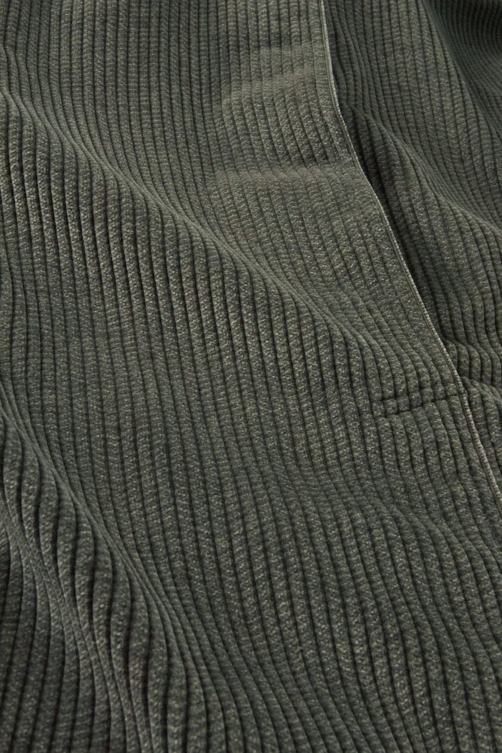 Hollington Naipaul veste velours coton gris chevrons