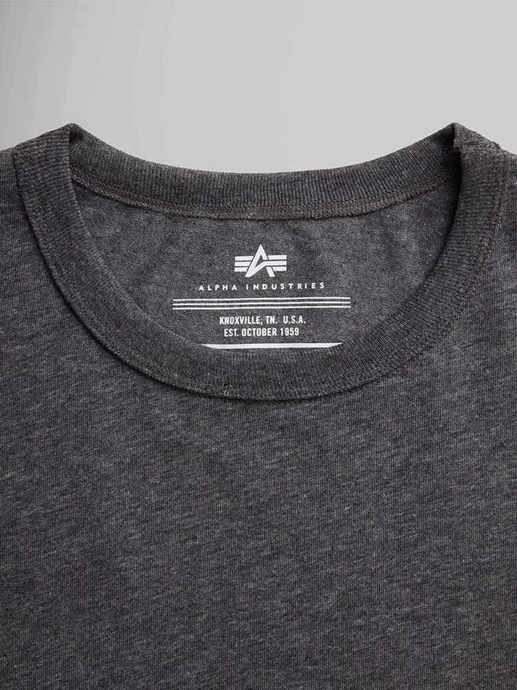 Alpha Industries Essential T-shirt Relaxed gris chiné coton