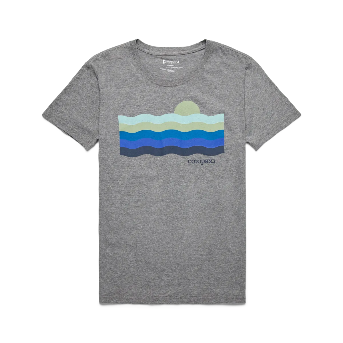 Cotopaxi Disco Wave t-shirt femme gris chiné