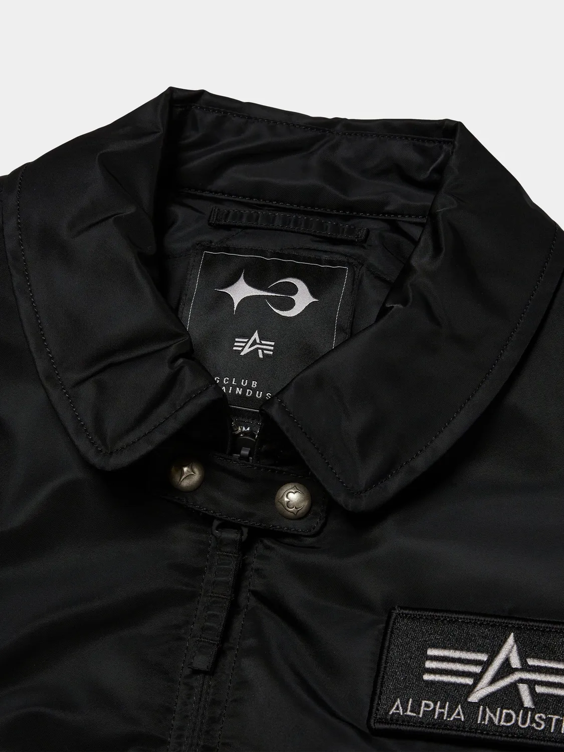 Alpha Industries Thug Club CWU 45/P blouson noir clouté