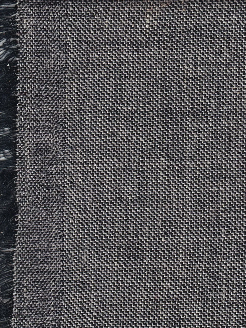 Hollington toile laine coton lin tissu gris bronze