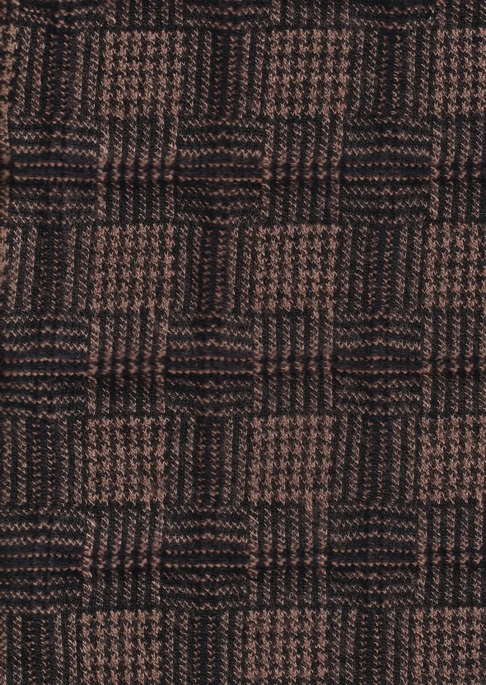 Hollington quilted micro check or tissu matelassé laine