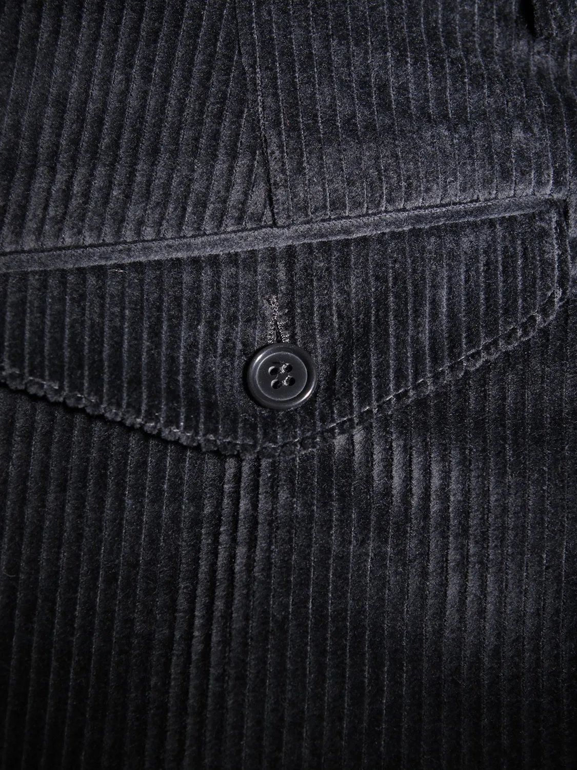 Hollington Jules pantalon noir velours coupe ample