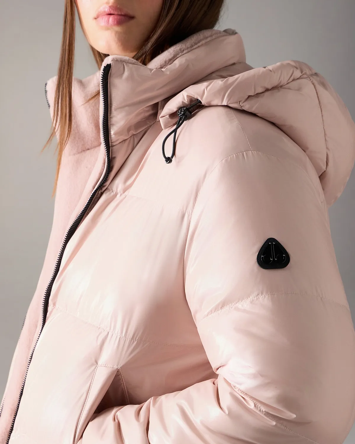 Moose Knuckles Queens Puffer Rosewood Réversible