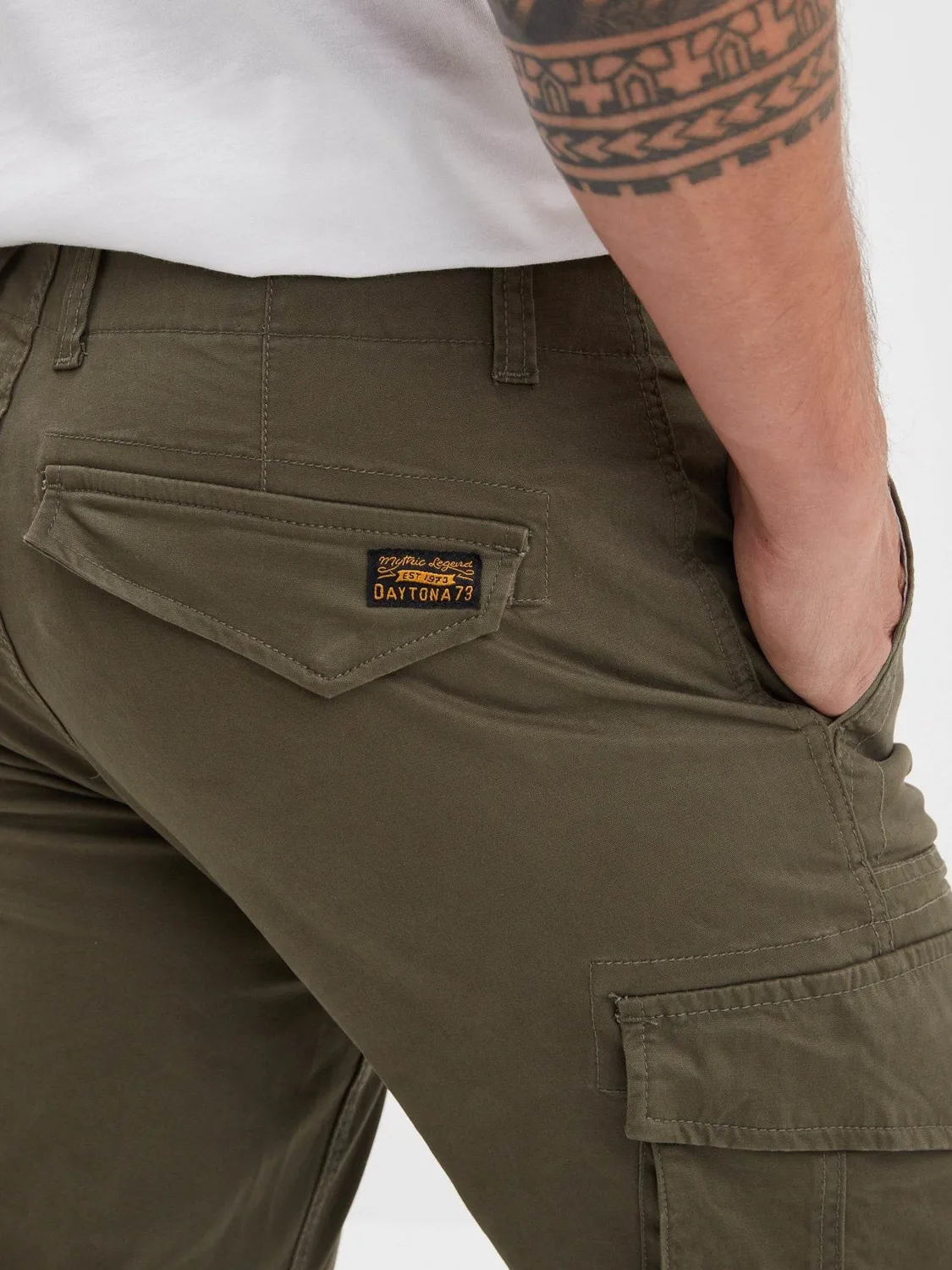 DAYTONA Adare pantalon cargo homme poches latérales
