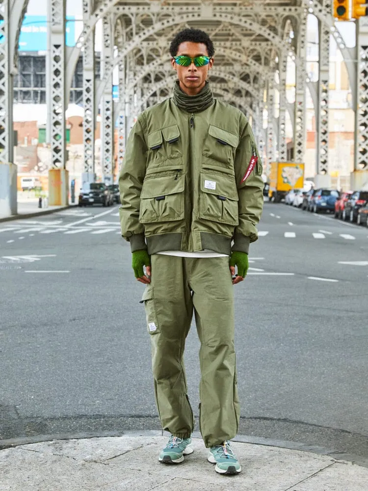 Alpha Industries Multi Pocket Bomber blouson vert OG-107