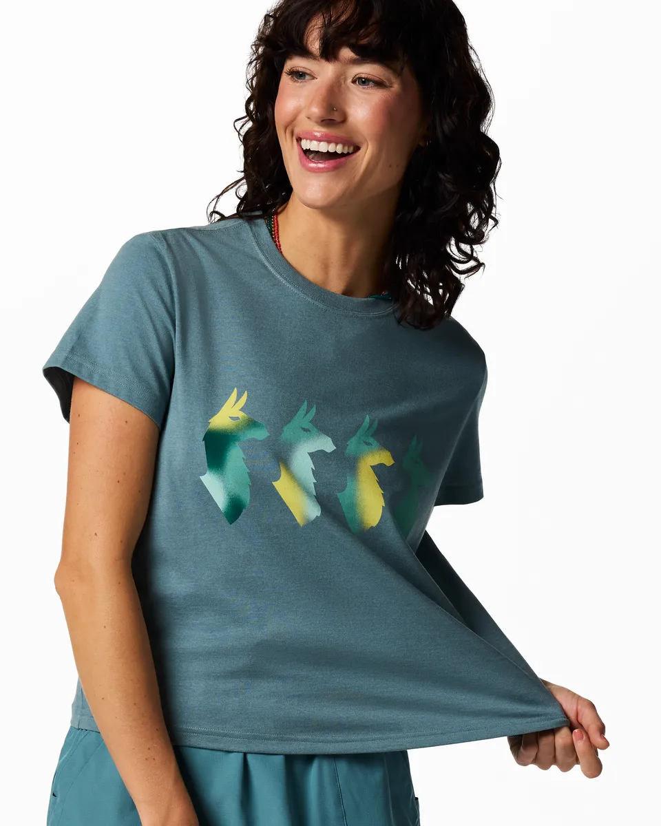 Cotopaxi Cuatro Bitmap t-shirt femme Everglade coton bio
