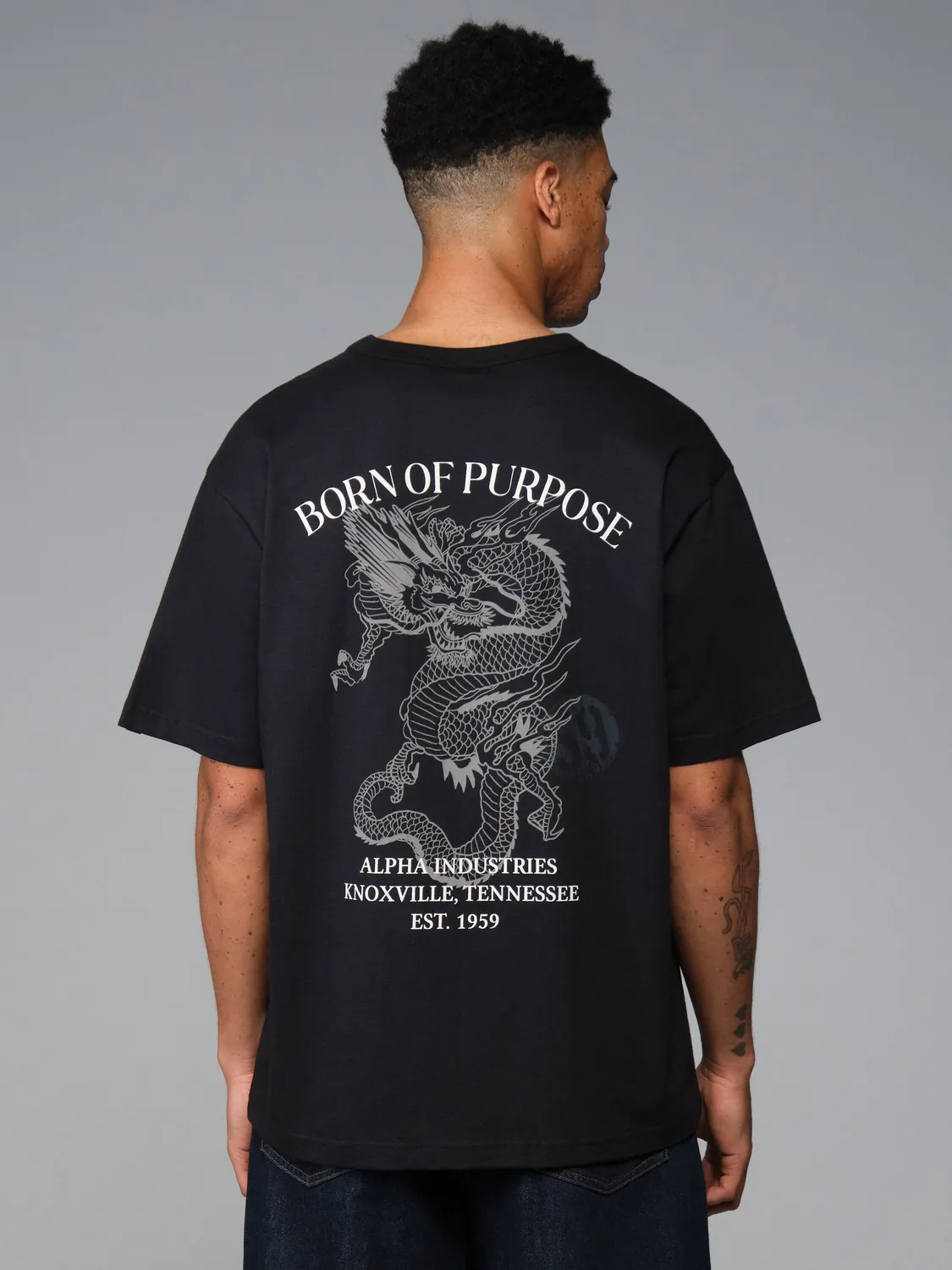 Alpha Industries Dragon t-shirt noir coton
