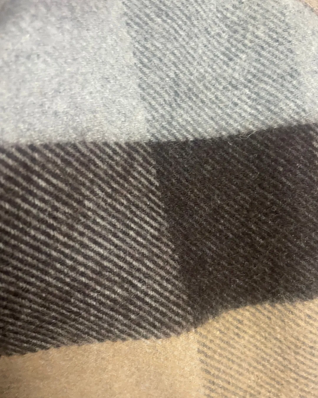 SOUBACQ Le Bleu Oltrarno veste de travail laine carreaux