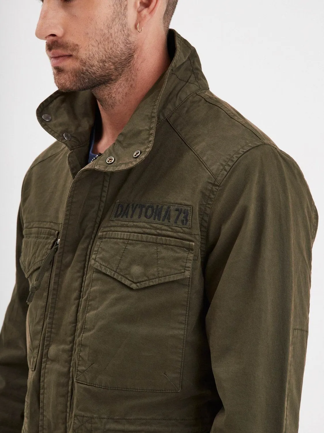 Daytona Xerxes veste militaire saharienne kaki