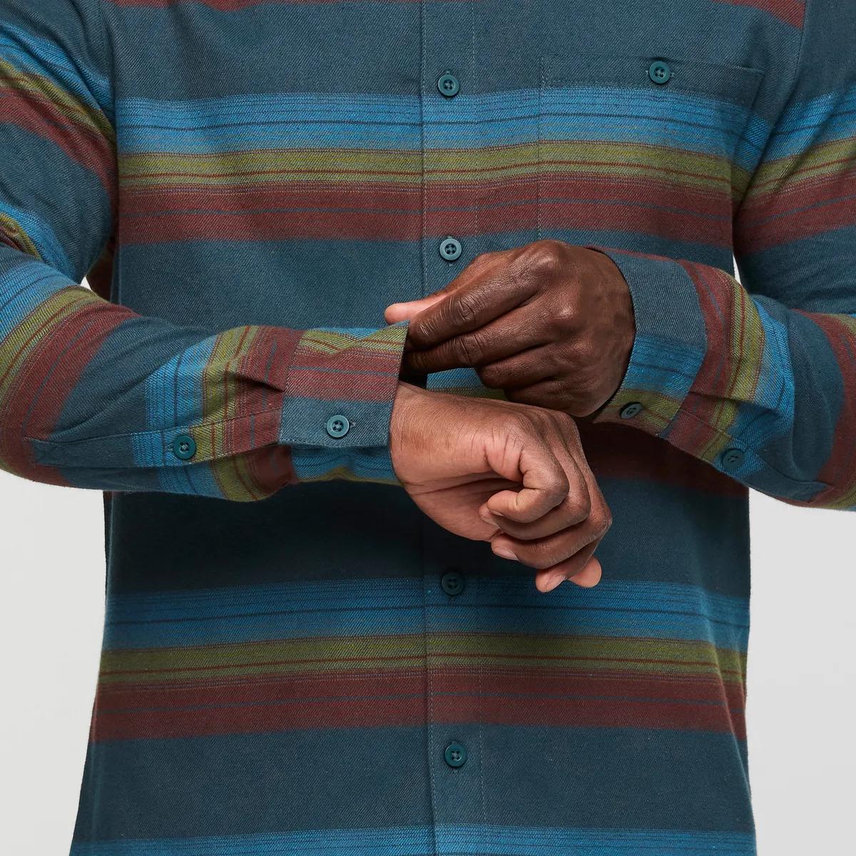 Cotopaxi Quedo chemise flanelle homme Coffee Plaid coton bio