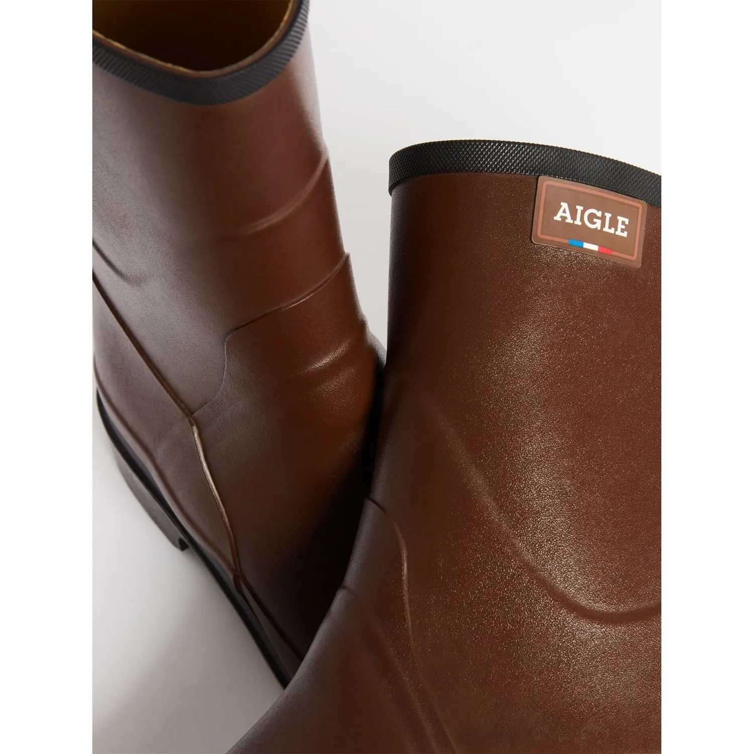 Aigle Bison 2 botte de pluie homme marron caoutchouc