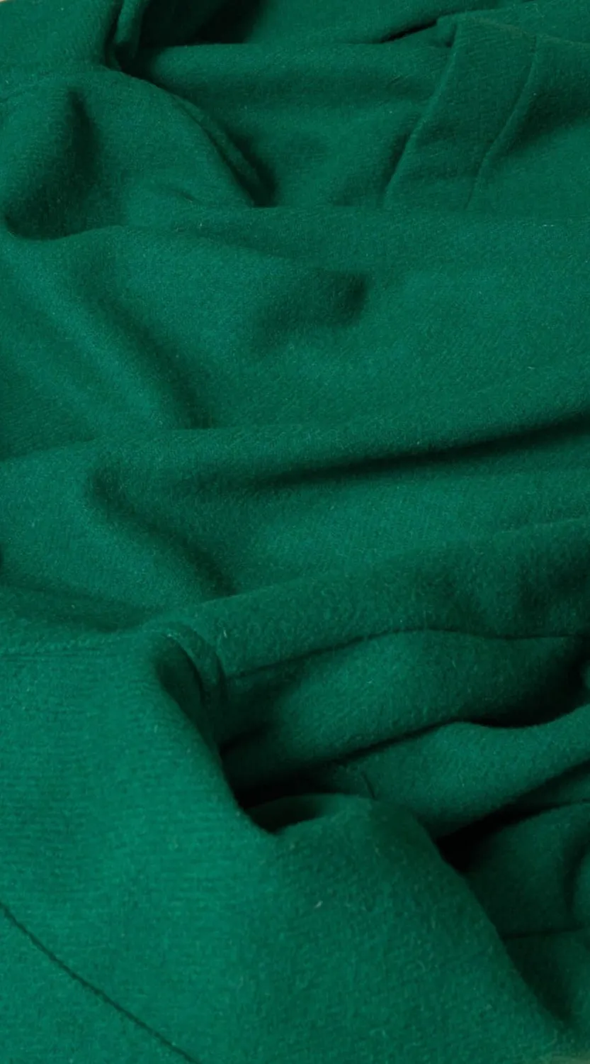 Soubacq Le Bleu Émeraude veste de travail laine verte