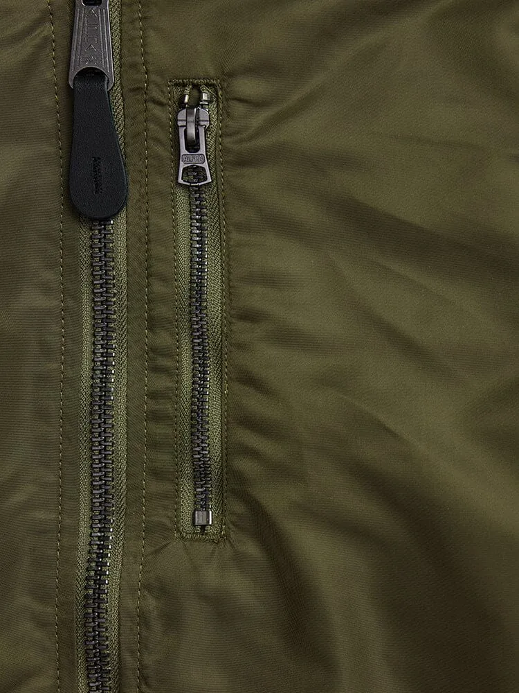 Alpha Industries L-2B Cropped Gen II bomber femme OG-107 Green léger