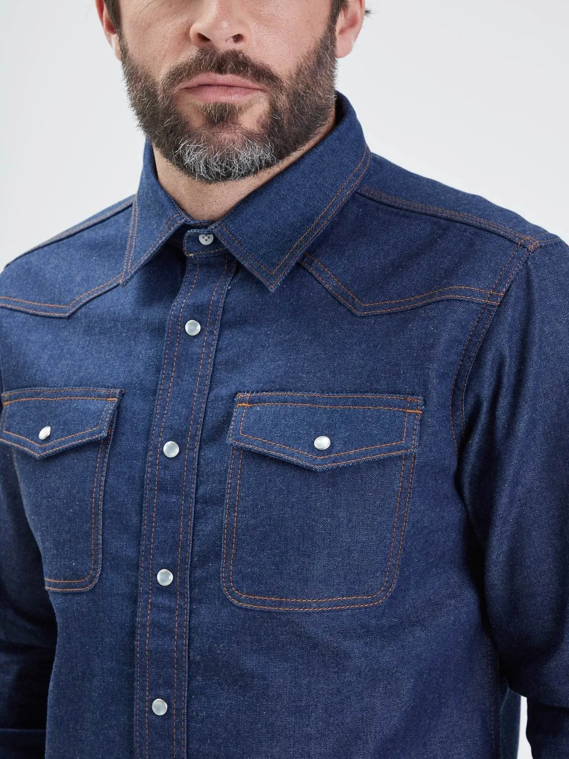 Daytona Patroller chemise denim blue brut