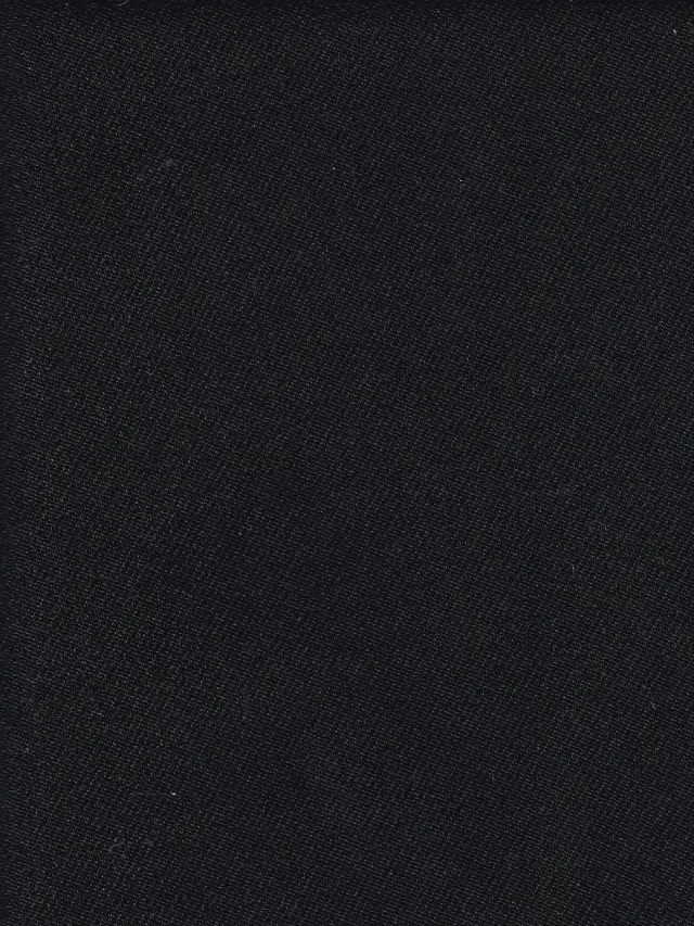Hollington tissu crêpe laine noire Scandinavian 5 m