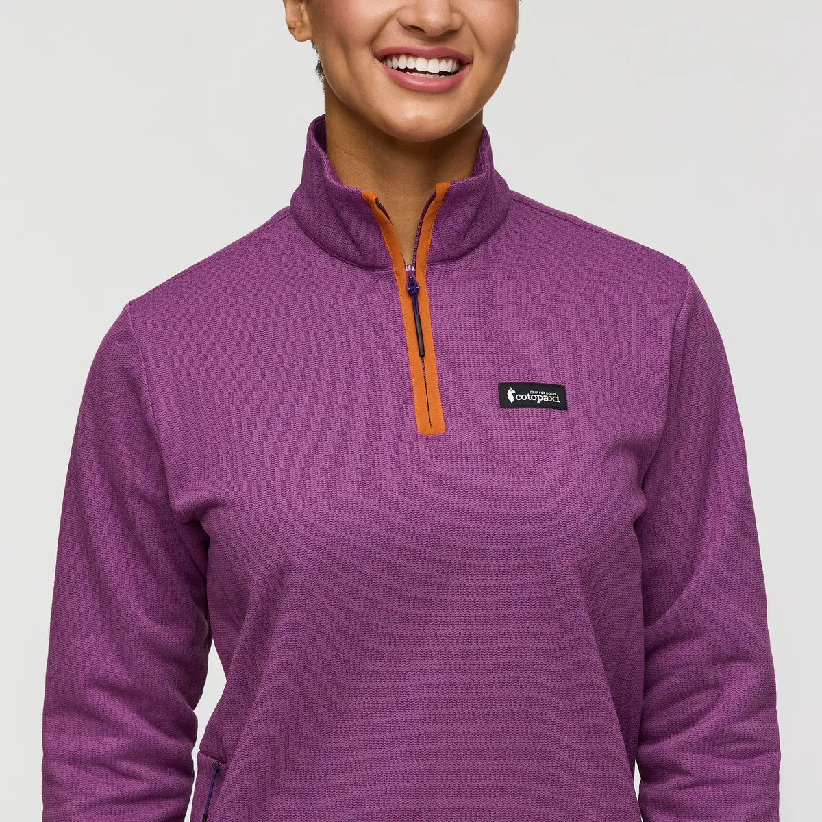 Cotopaxi Envo polaire femme quart zip douce recyclée