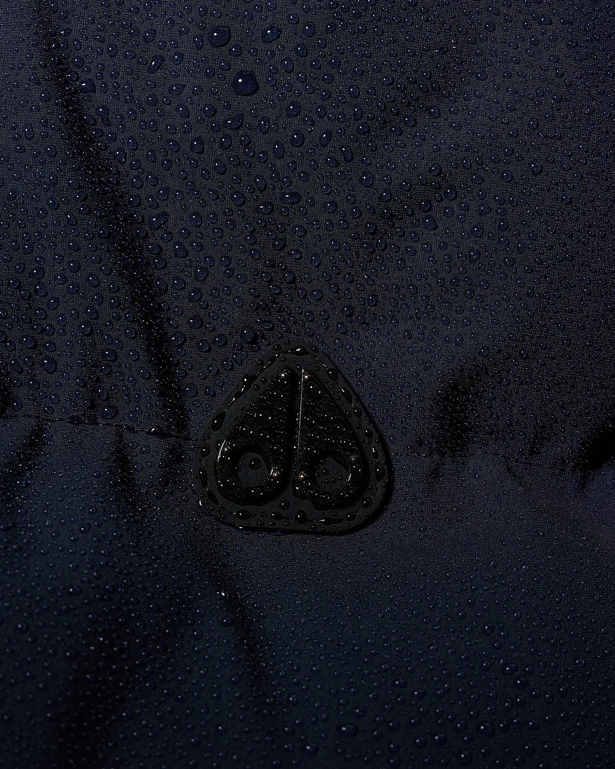 Moose Knuckles Soho Bomber duvet matelassé navy
