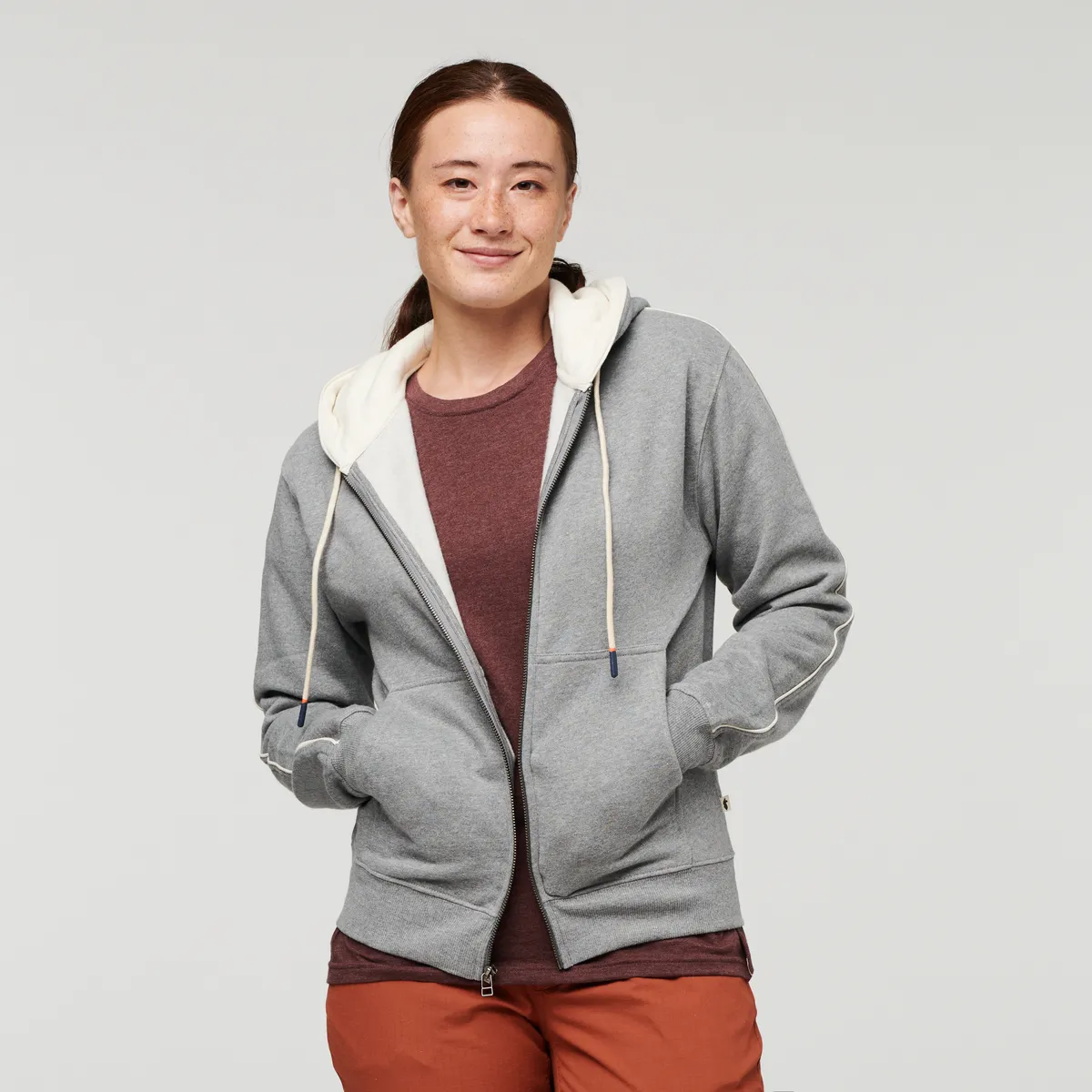 Cotopaxi Do Good sweat femme Heather Grey coton bio