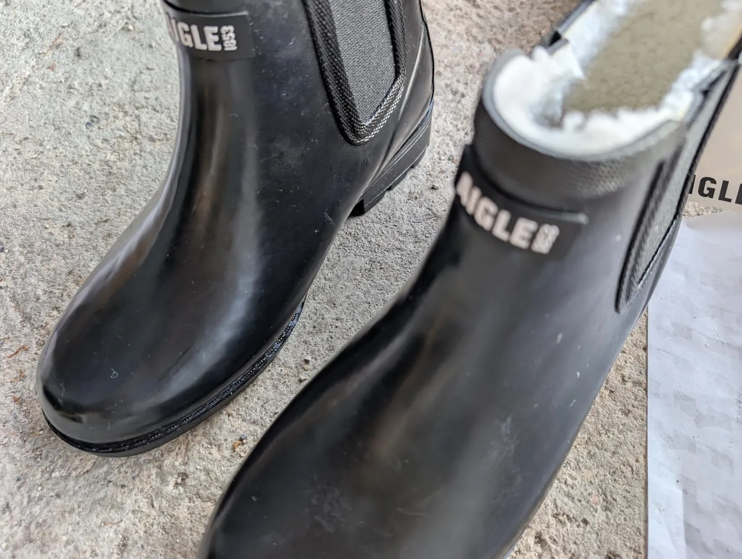 Aigle Carville Fur 2 botte pluie femme fourrée 39 EU