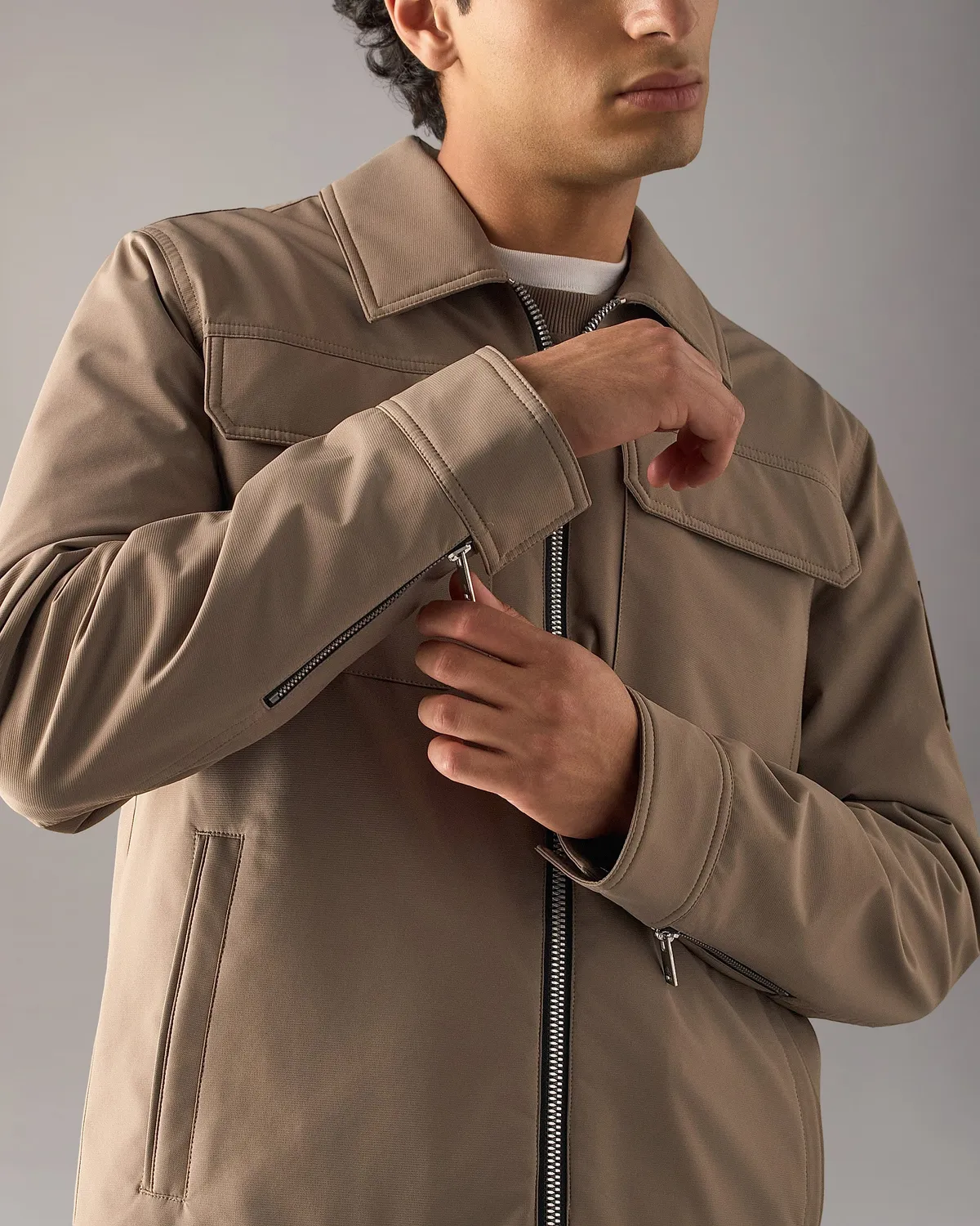 Moose Knuckles Jacques surchemise veste ashen légère
