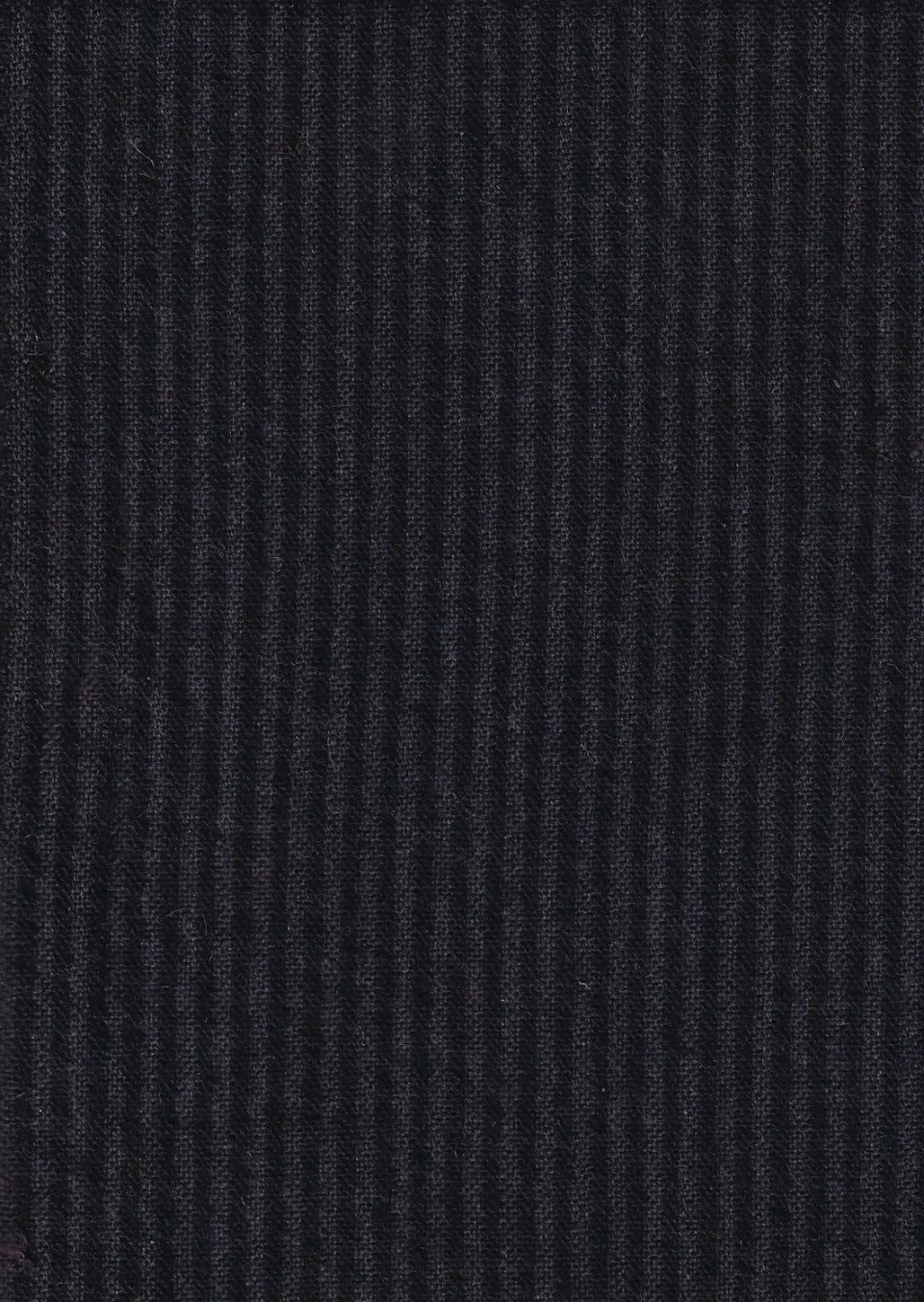 Hollington Seersucker Prune Noire tissu au mètre 5 m laine coton
